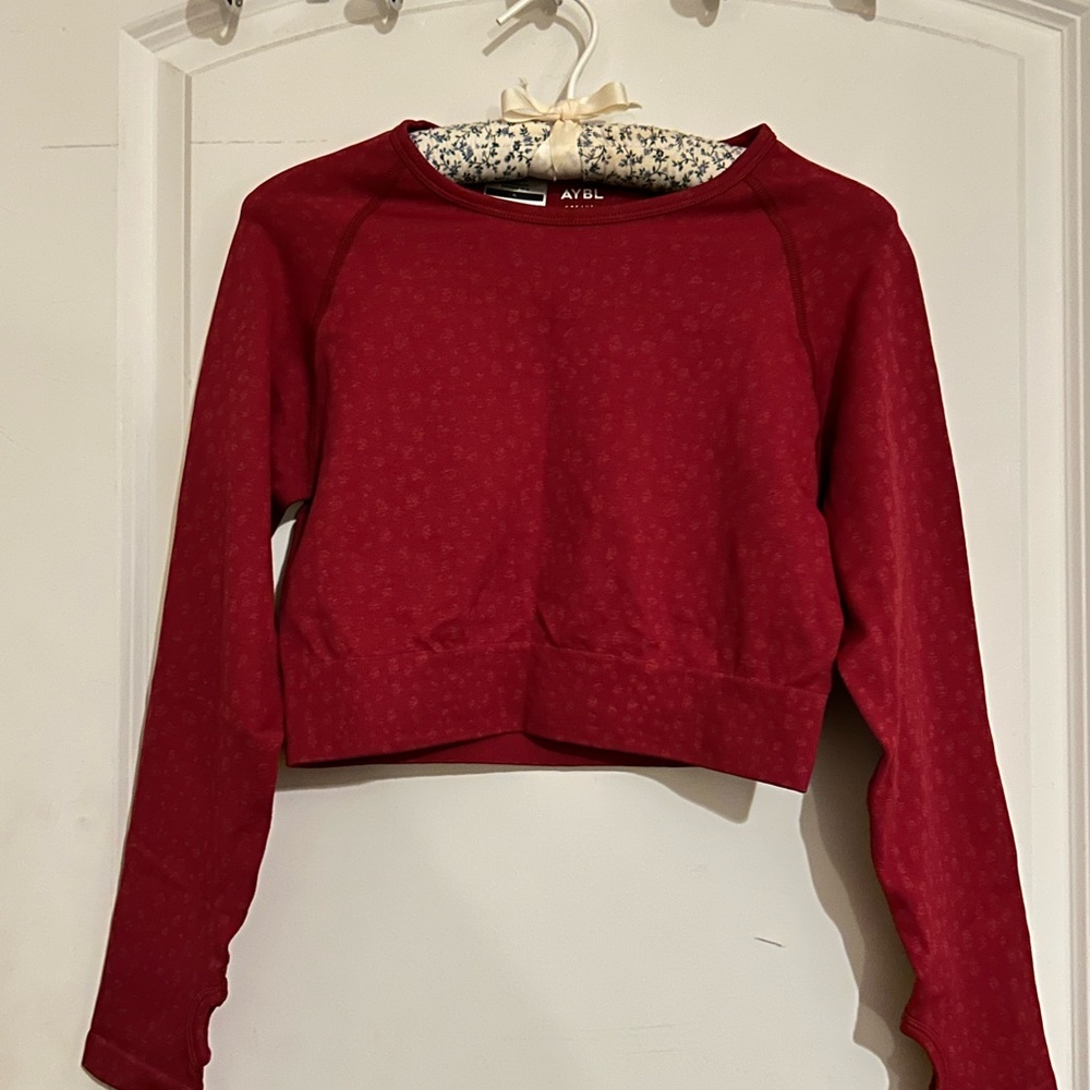 AYBL Evolve Speckle Seamless Long sleeve Crop top